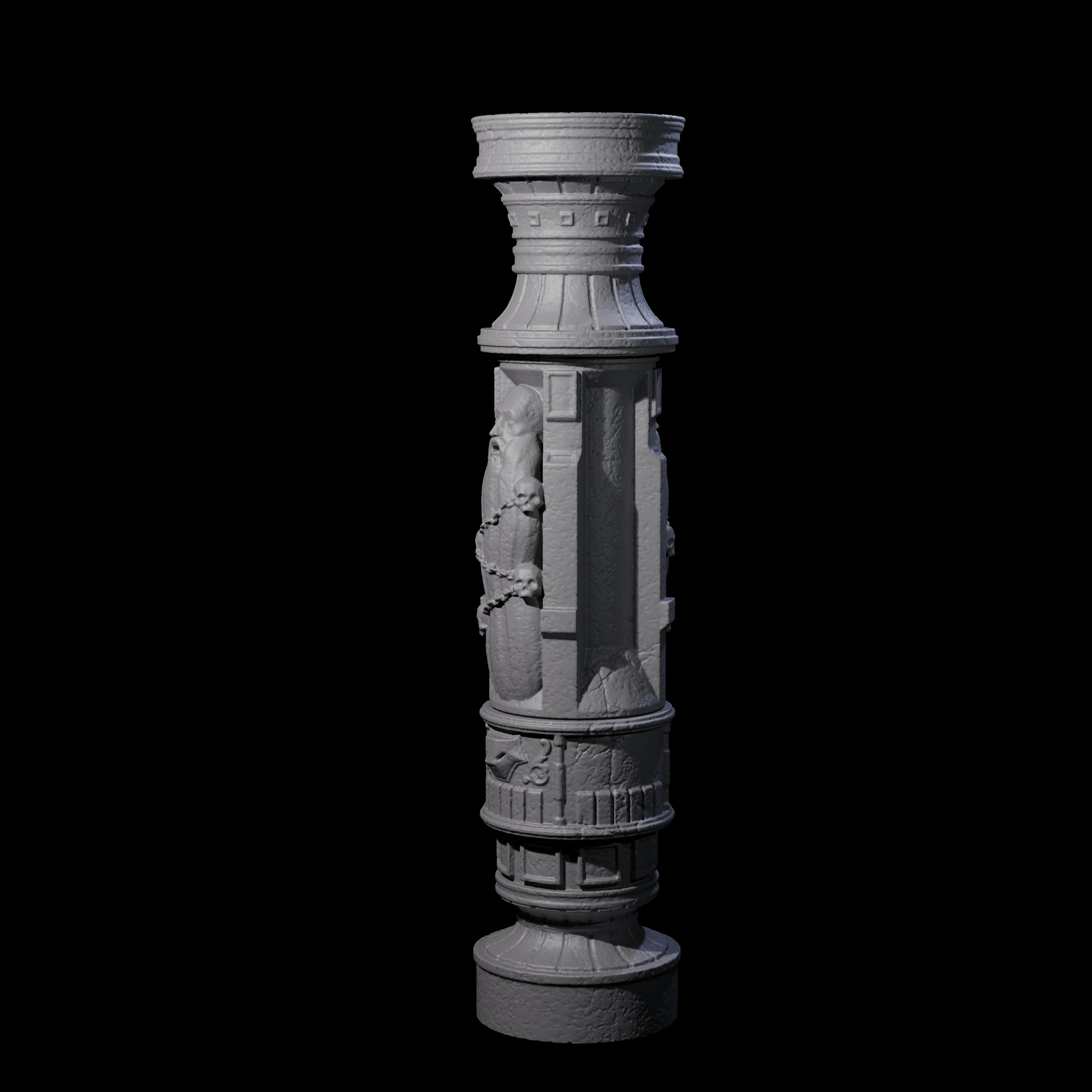 Pillar for a Frost Giant Temple Ruin C Miniature for Dungeons and Dragons, Pathfinder or other TTRPGs