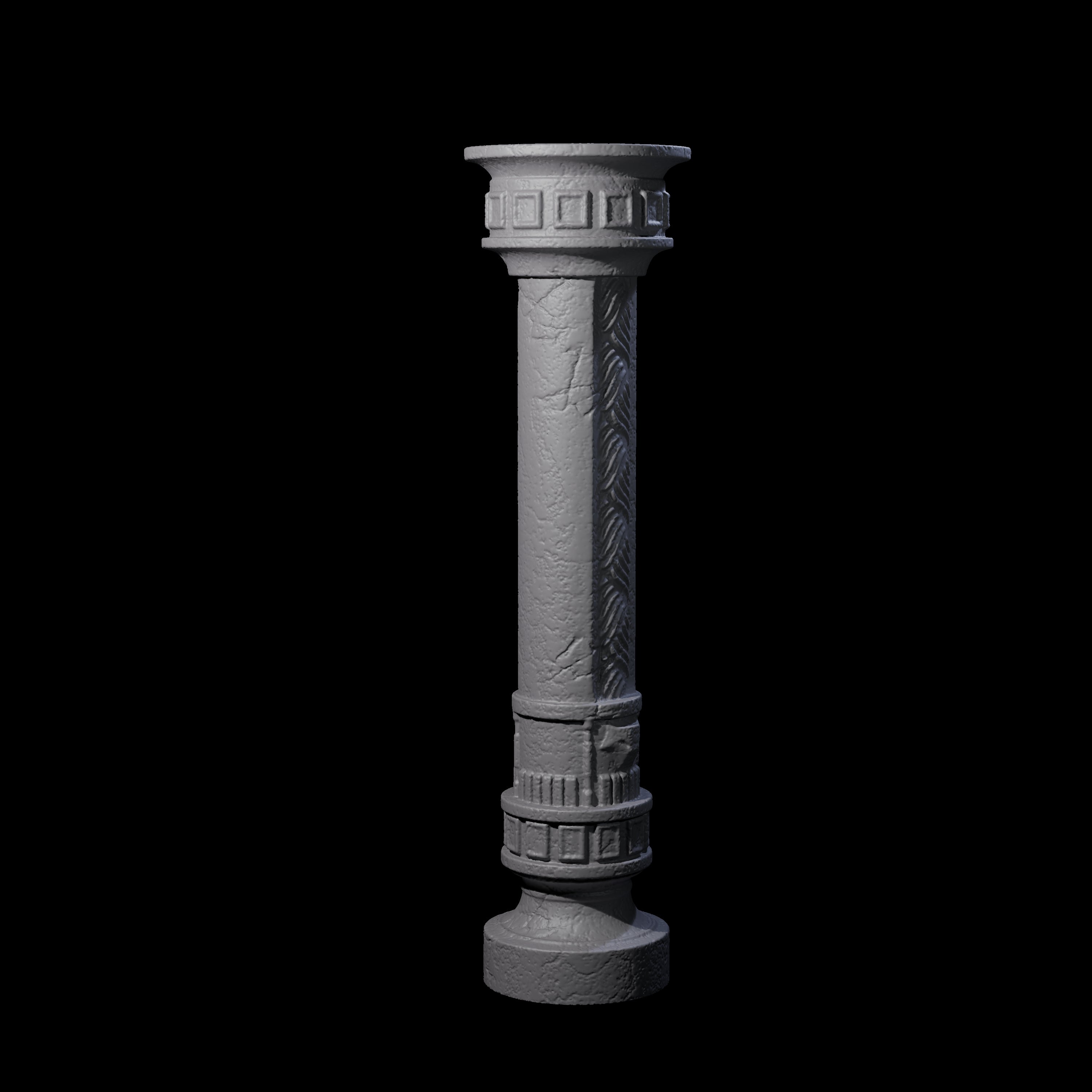 Pillar for a Frost Giant Temple Ruin D Miniature for Dungeons and Dragons, Pathfinder or other TTRPGs