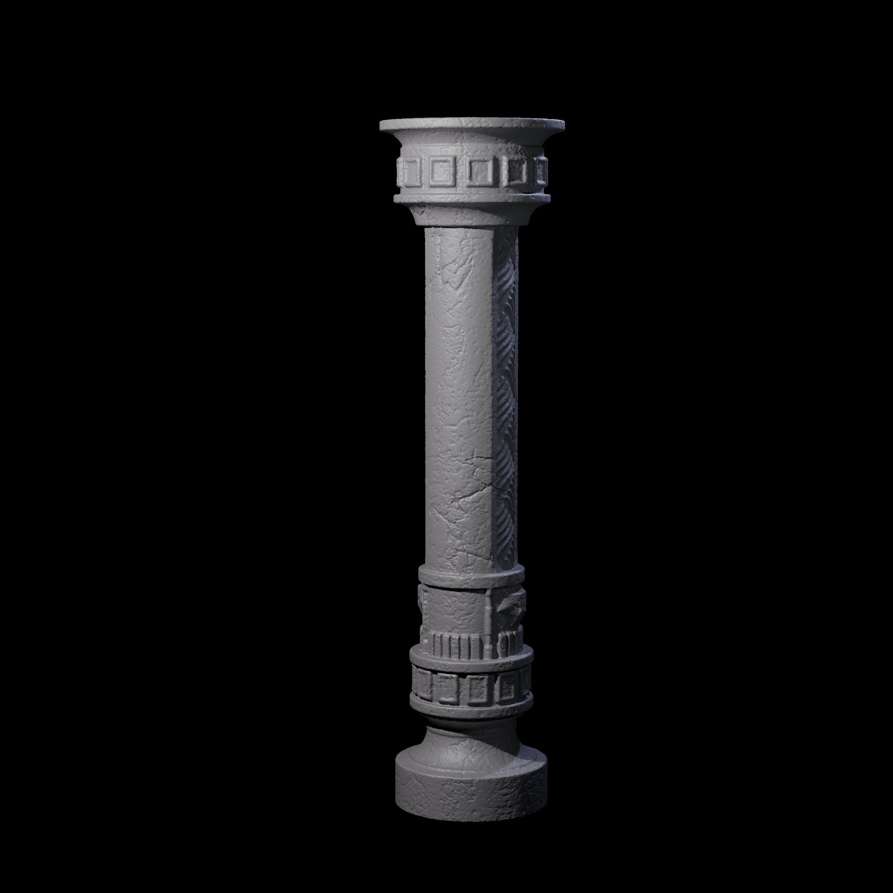 Pillar for a Frost Giant Temple Ruin D Miniature for Dungeons and Dragons, Pathfinder or other TTRPGs