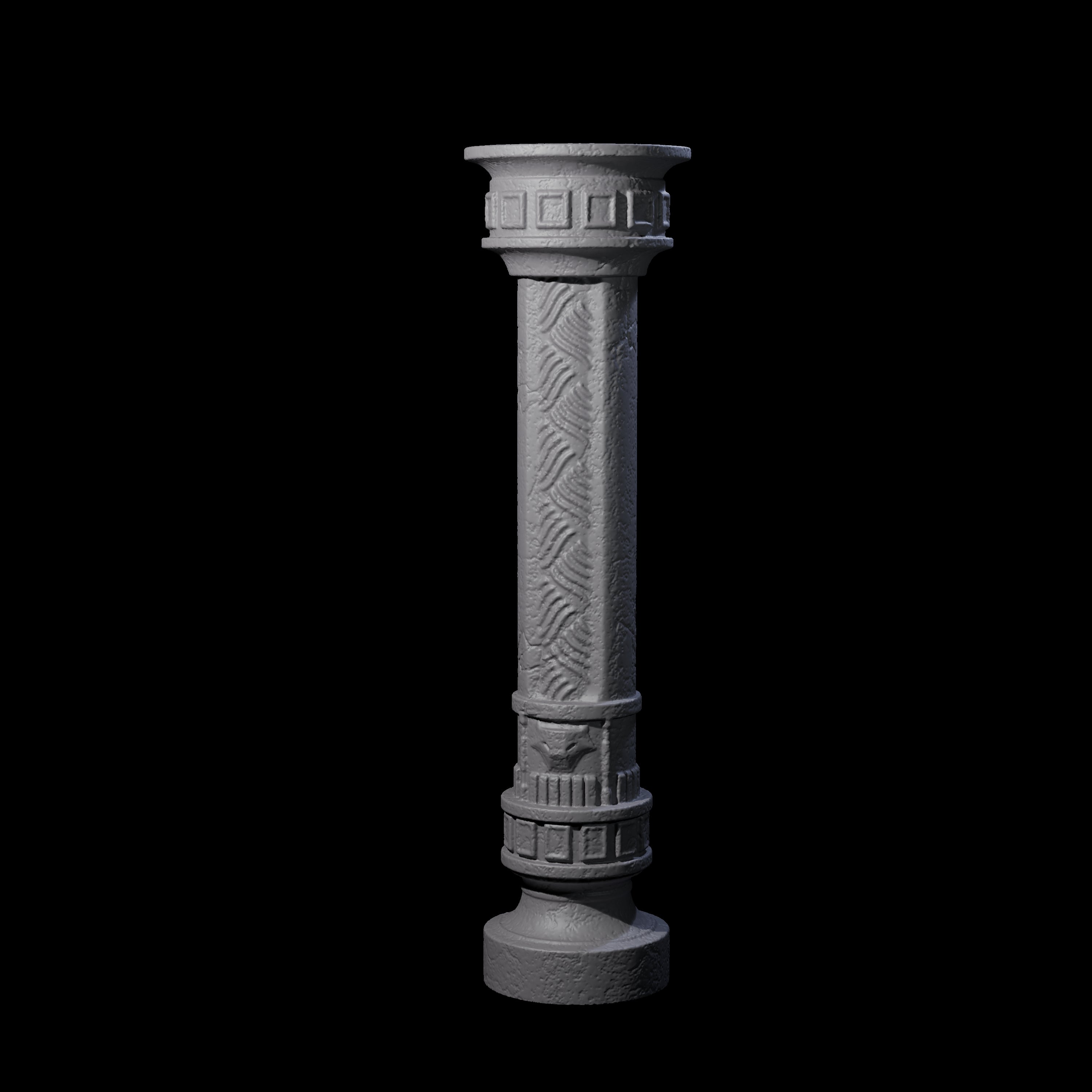 Pillar for a Frost Giant Temple Ruin D Miniature for Dungeons and Dragons, Pathfinder or other TTRPGs