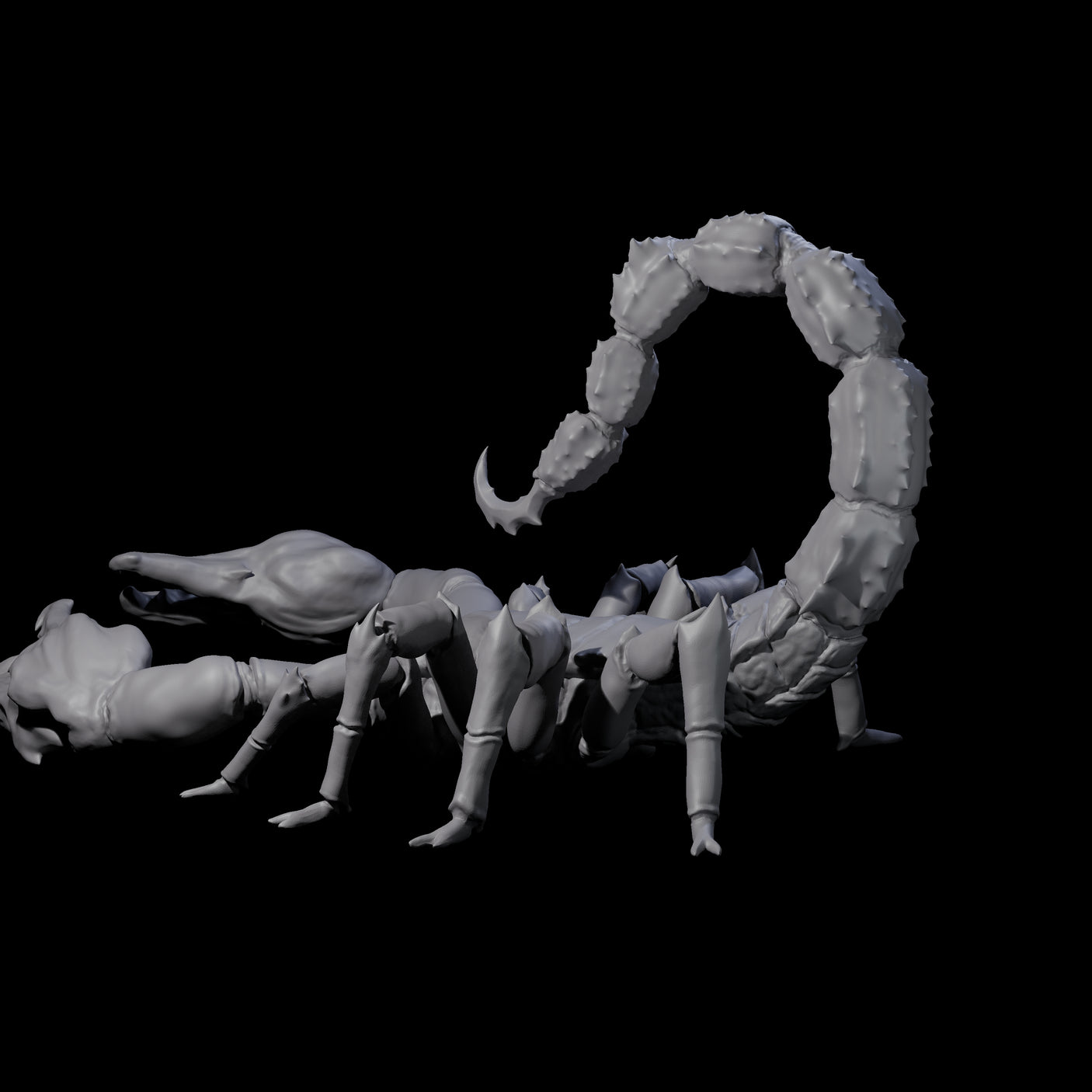 Pinching Giant Scorpion Miniature for Dungeons and Dragons, Pathfinder or other TTRPGs