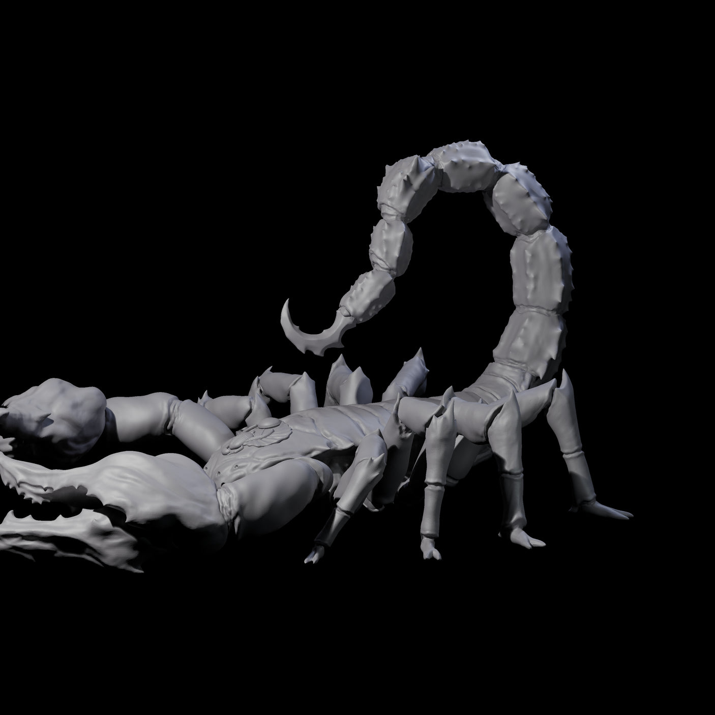 Pinching Giant Scorpion Miniature for Dungeons and Dragons, Pathfinder or other TTRPGs