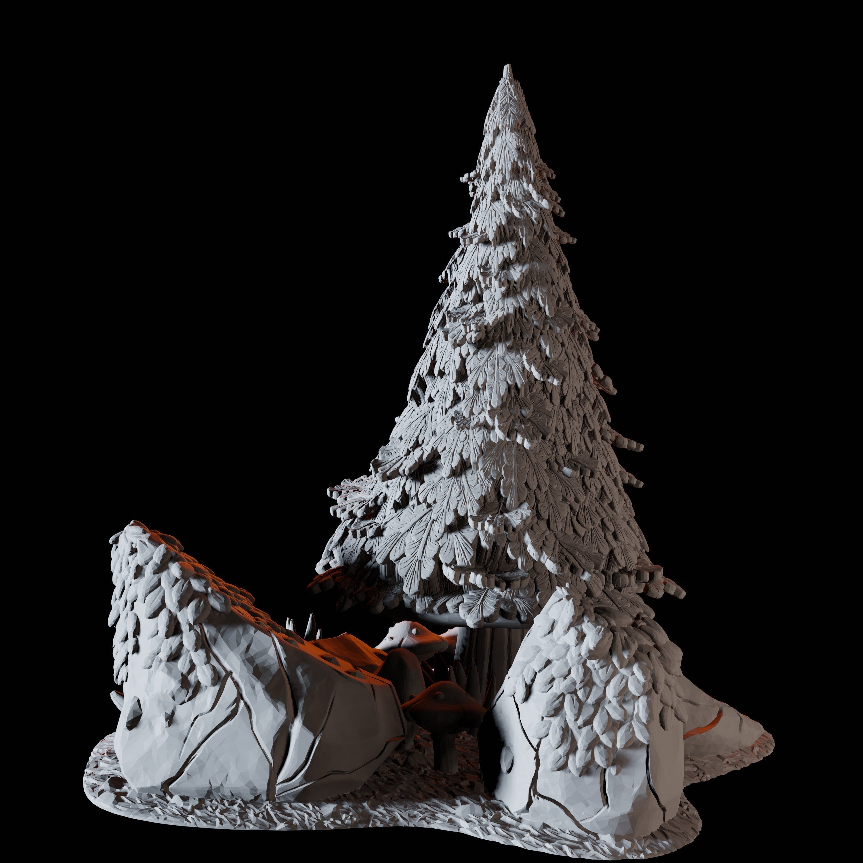 Pine Tree A - Forest Scatter Terrain Miniature for Dungeons and Dragons - Myth Forged