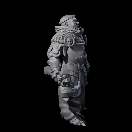 Pious Battle Priest A Miniature for Dungeons and Dragons, Pathfinder or other TTRPGs