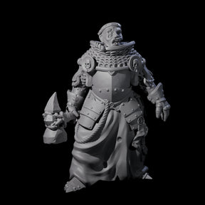 Pious Battle Priest A Miniature for Dungeons and Dragons, Pathfinder or other TTRPGs