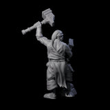 Pious Battle Priest B Miniature for Dungeons and Dragons, Pathfinder or other TTRPGs