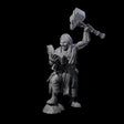 Pious Battle Priest B Miniature for Dungeons and Dragons, Pathfinder or other TTRPGs