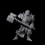 Pious Battle Priest C Miniature for Dungeons and Dragons, Pathfinder or other TTRPGs