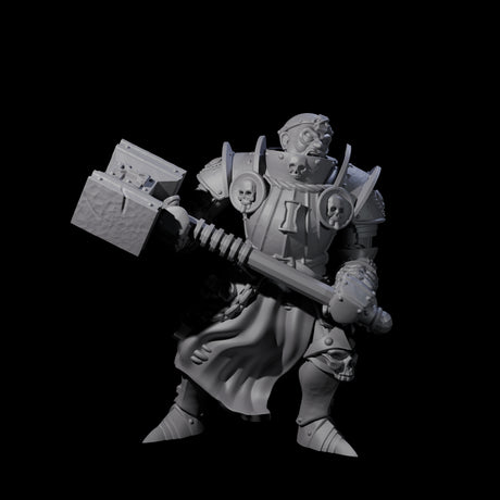 Pious Battle Priest C Miniature for Dungeons and Dragons, Pathfinder or other TTRPGs