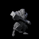 Pious Battle Priest C Miniature for Dungeons and Dragons, Pathfinder or other TTRPGs