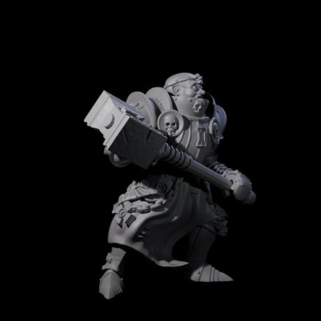 Pious Battle Priest C Miniature for Dungeons and Dragons, Pathfinder or other TTRPGs