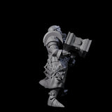 Pious Battle Priest C Miniature for Dungeons and Dragons, Pathfinder or other TTRPGs