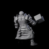 Pious Battle Priest C Miniature for Dungeons and Dragons, Pathfinder or other TTRPGs