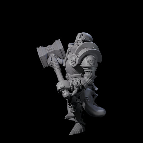 Pious Battle Priest C Miniature for Dungeons and Dragons, Pathfinder or other TTRPGs
