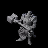 Pious Battle Priest C Miniature for Dungeons and Dragons, Pathfinder or other TTRPGs