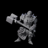 Pious Battle Priest C Miniature for Dungeons and Dragons, Pathfinder or other TTRPGs