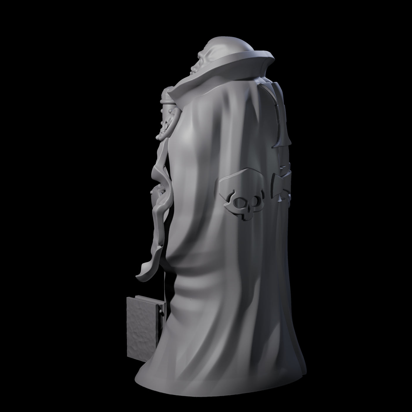 Pious Battle Priest D Miniature for Dungeons and Dragons, Pathfinder or other TTRPGs