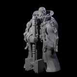 Pious Battle Priest D Miniature for Dungeons and Dragons, Pathfinder or other TTRPGs