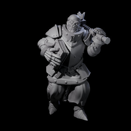 Pious Battle Priest E Miniature for Dungeons and Dragons, Pathfinder or other TTRPGs