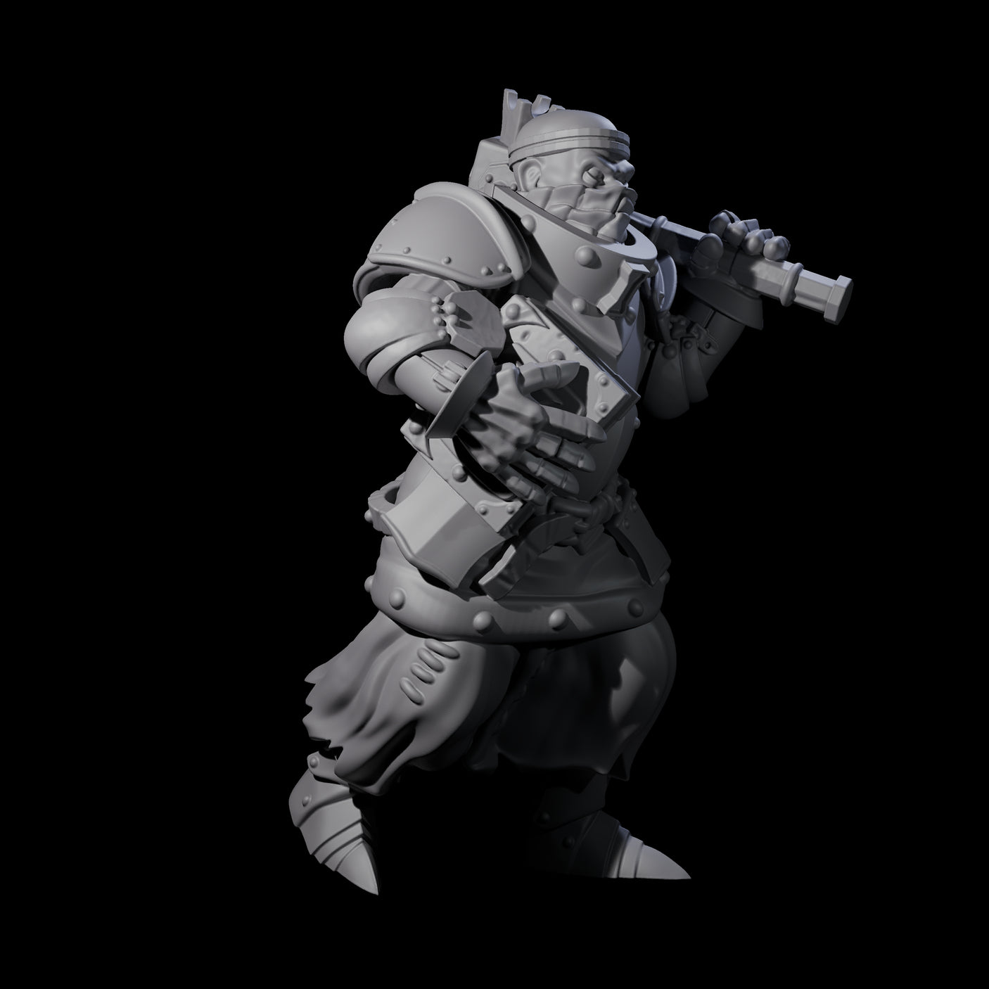 Pious Battle Priest E Miniature for Dungeons and Dragons, Pathfinder or other TTRPGs