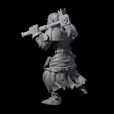 Pious Battle Priest E Miniature for Dungeons and Dragons, Pathfinder or other TTRPGs