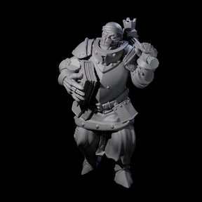 Pious Battle Priest E Miniature for Dungeons and Dragons, Pathfinder or other TTRPGs