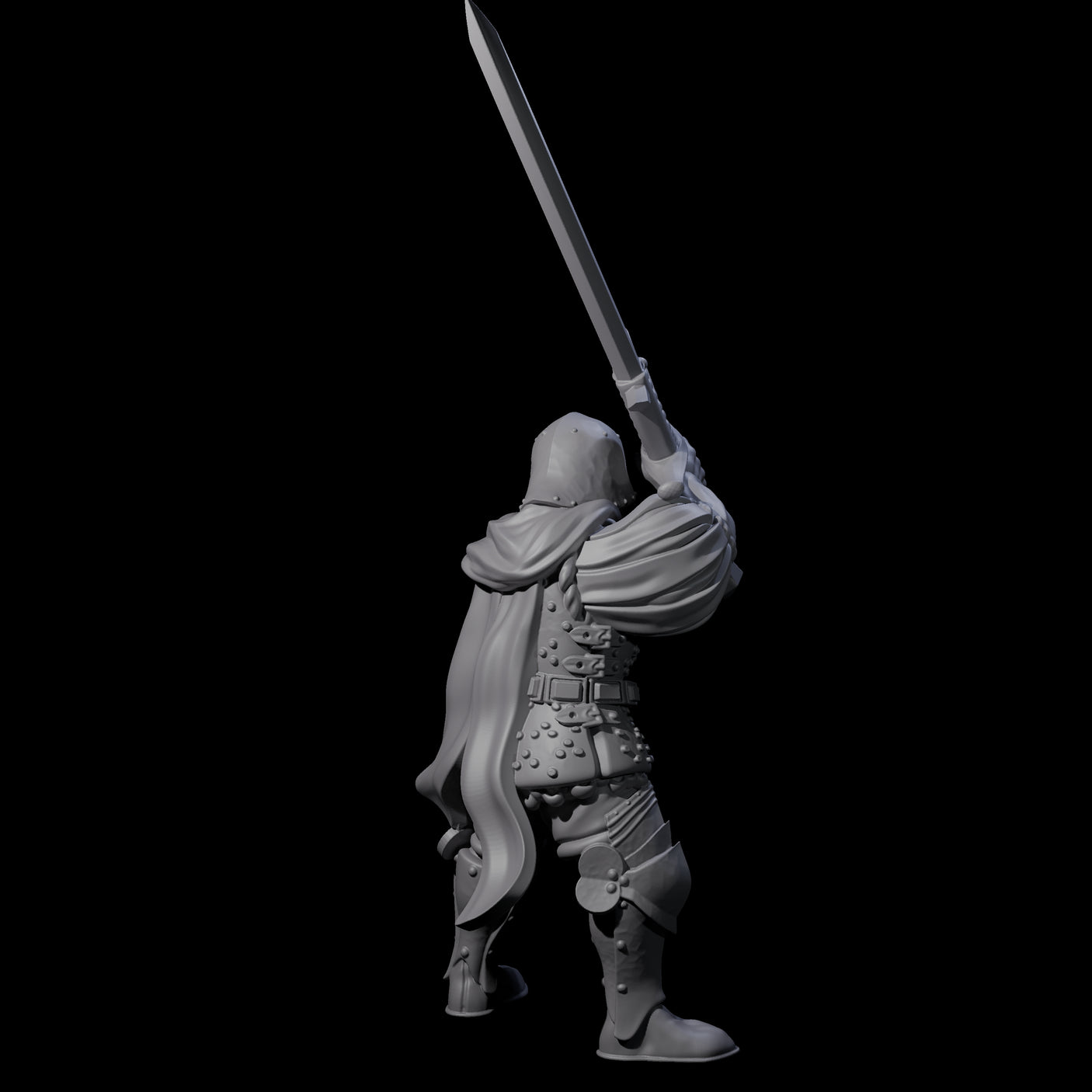 Pious Knight B Miniature for Dungeons and Dragons, Pathfinder or other TTRPGs