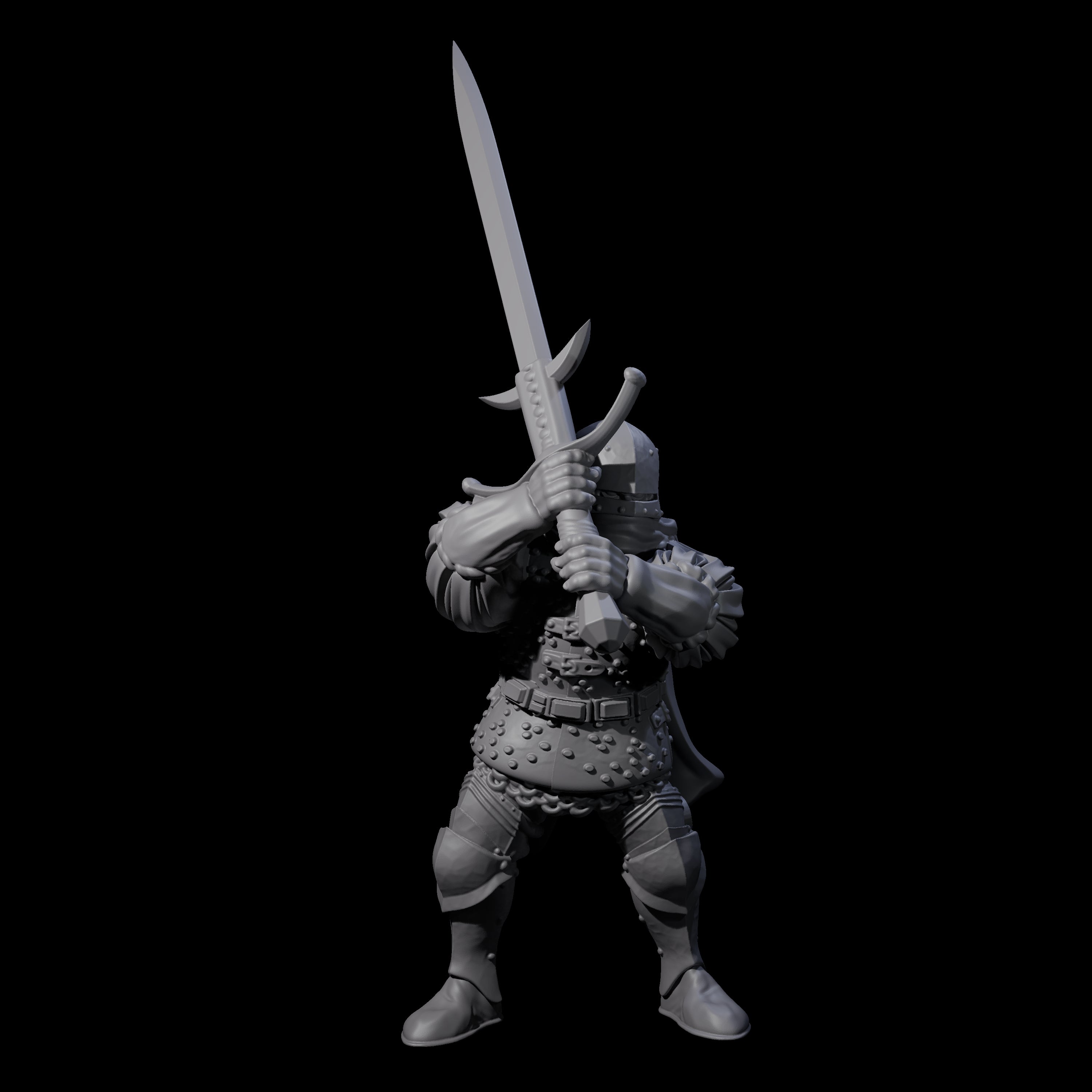 Pious Knight B Miniature for Dungeons and Dragons, Pathfinder or other TTRPGs