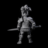 Pious Knight C Miniature for Dungeons and Dragons, Pathfinder or other TTRPGs