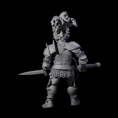 Pious Knight C Miniature for Dungeons and Dragons, Pathfinder or other TTRPGs