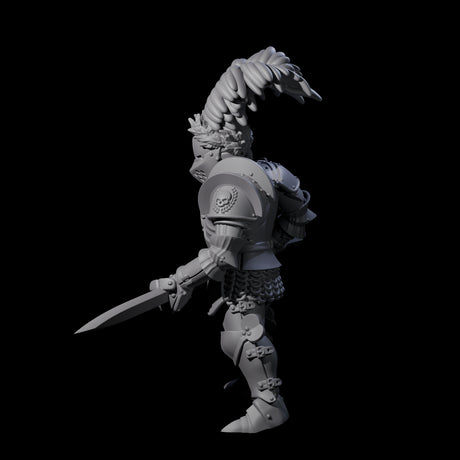 Pious Knight C Miniature for Dungeons and Dragons, Pathfinder or other TTRPGs
