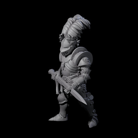 Pious Knight C Miniature for Dungeons and Dragons, Pathfinder or other TTRPGs