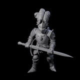 Pious Knight C Miniature for Dungeons and Dragons, Pathfinder or other TTRPGs