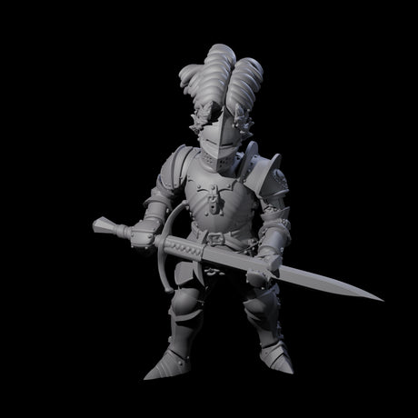 Pious Knight C Miniature for Dungeons and Dragons, Pathfinder or other TTRPGs