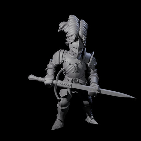 Pious Knight C Miniature for Dungeons and Dragons, Pathfinder or other TTRPGs
