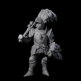 Pious Knight D Miniature for Dungeons and Dragons, Pathfinder or other TTRPGs