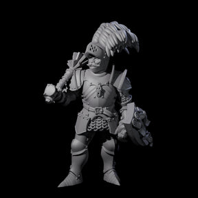 Pious Knight D Miniature for Dungeons and Dragons, Pathfinder or other TTRPGs