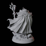 Pipe Smoking Dwarf Wizard Miniature for Dungeons and Dragons, Pathfinder or other TTRPGs