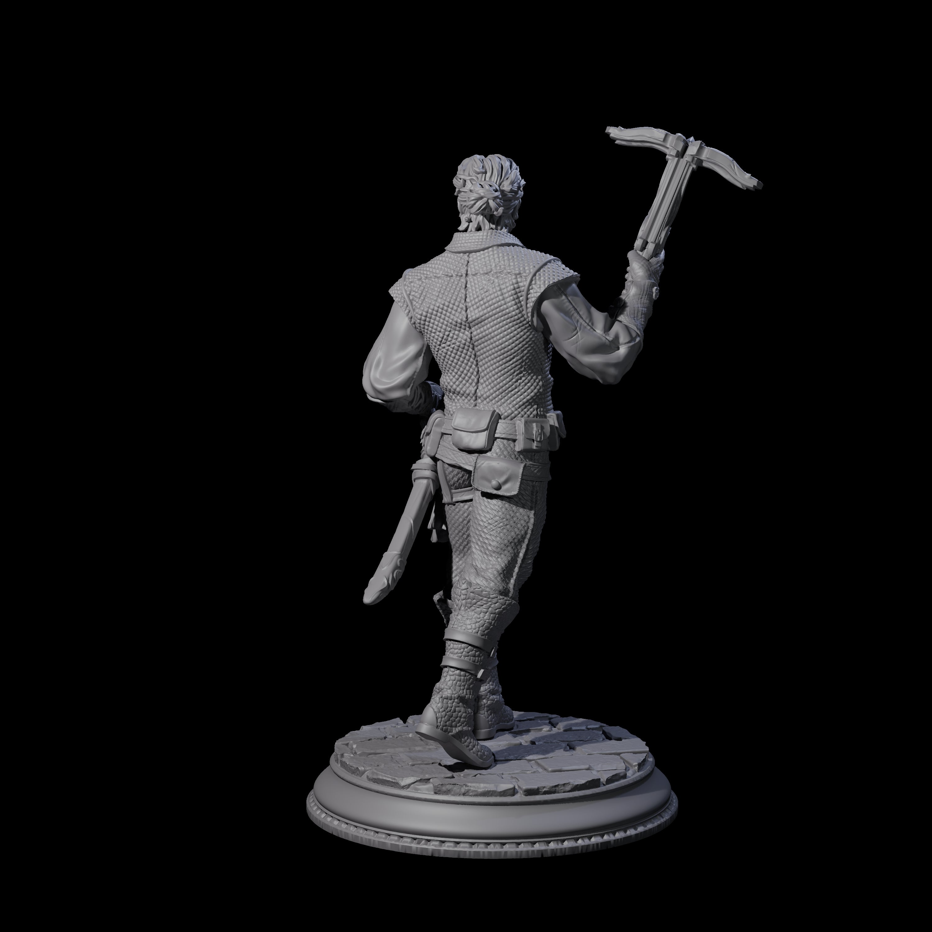 Pirate Enforcer B Miniature for Dungeons and Dragons, Pathfinder or other TTRPGs