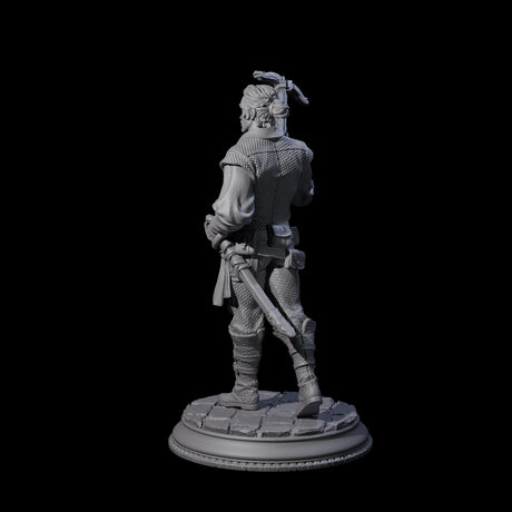 Pirate Enforcer B Miniature for Dungeons and Dragons, Pathfinder or other TTRPGs
