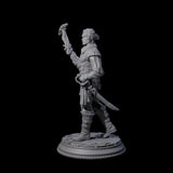 Pirate Enforcer B Miniature for Dungeons and Dragons, Pathfinder or other TTRPGs