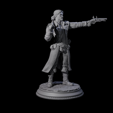 Pirate Enforcer C Miniature for Dungeons and Dragons, Pathfinder or other TTRPGs
