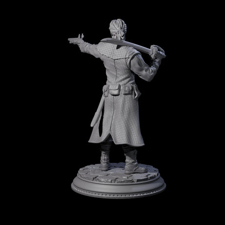 Pirate Enforcer C Miniature for Dungeons and Dragons, Pathfinder or other TTRPGs