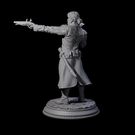 Pirate Enforcer C Miniature for Dungeons and Dragons, Pathfinder or other TTRPGs