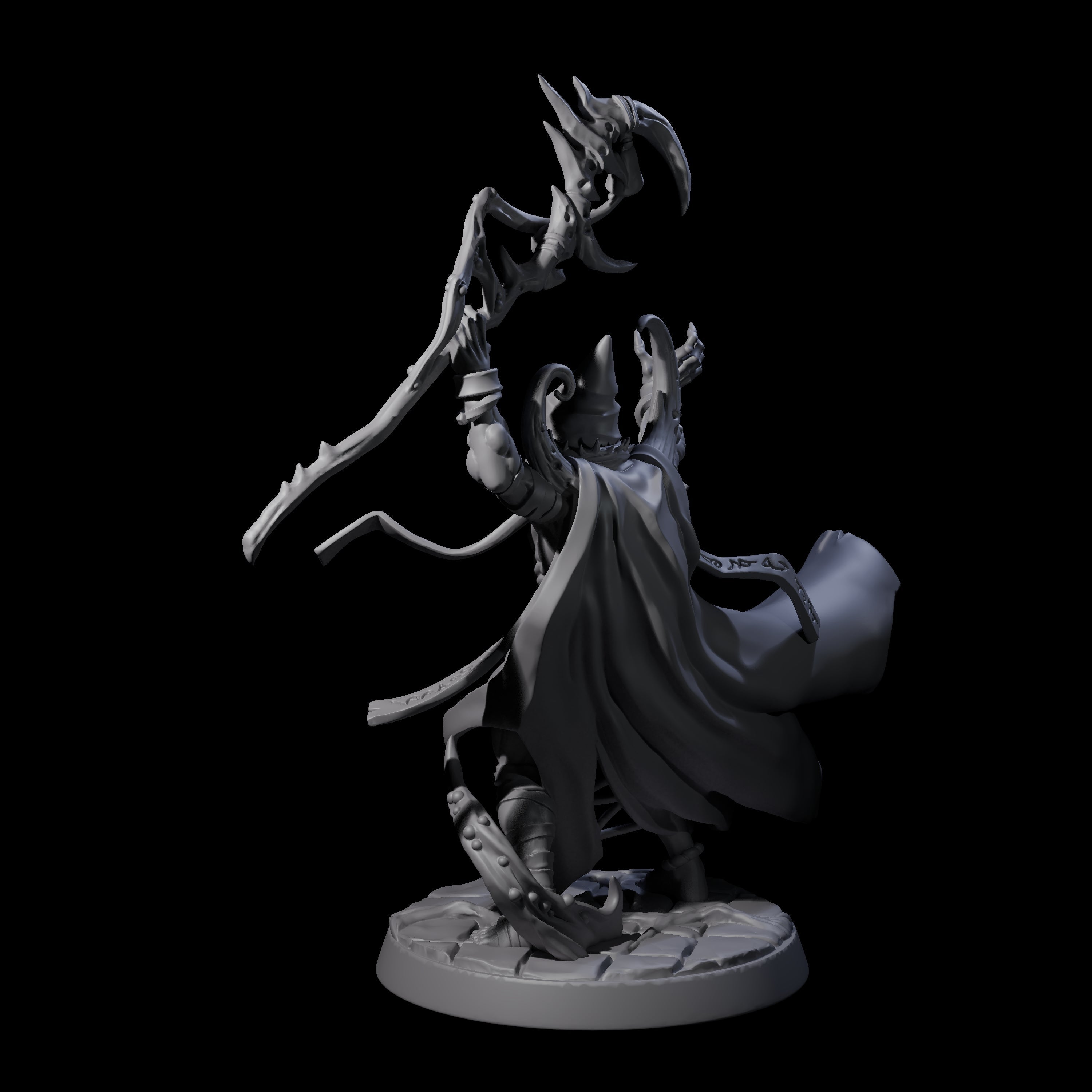 Plague Cultist Wizard Miniature for Dungeons and Dragons, Pathfinder or other TTRPGs