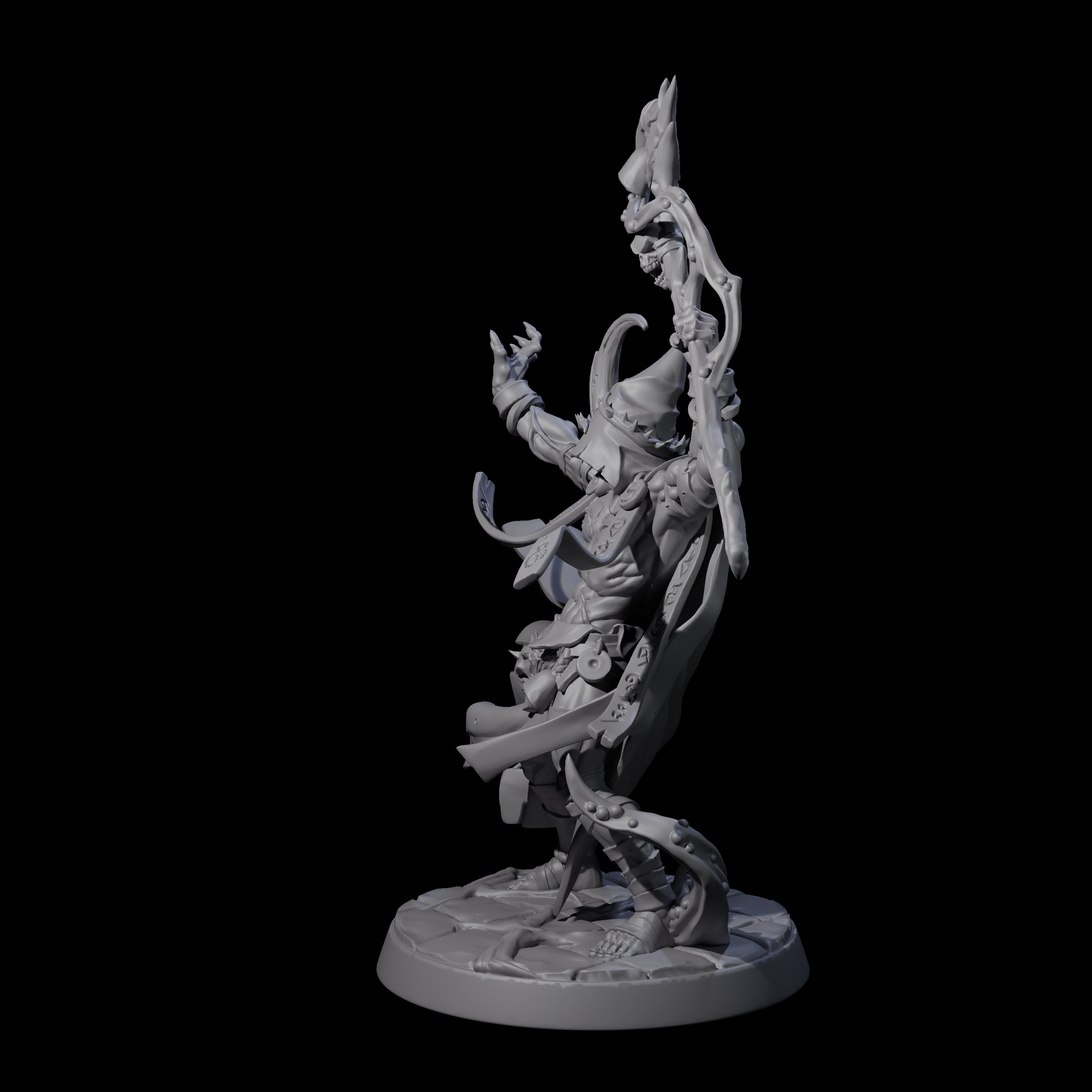 Plague Cultist Wizard Miniature for Dungeons and Dragons, Pathfinder or other TTRPGs