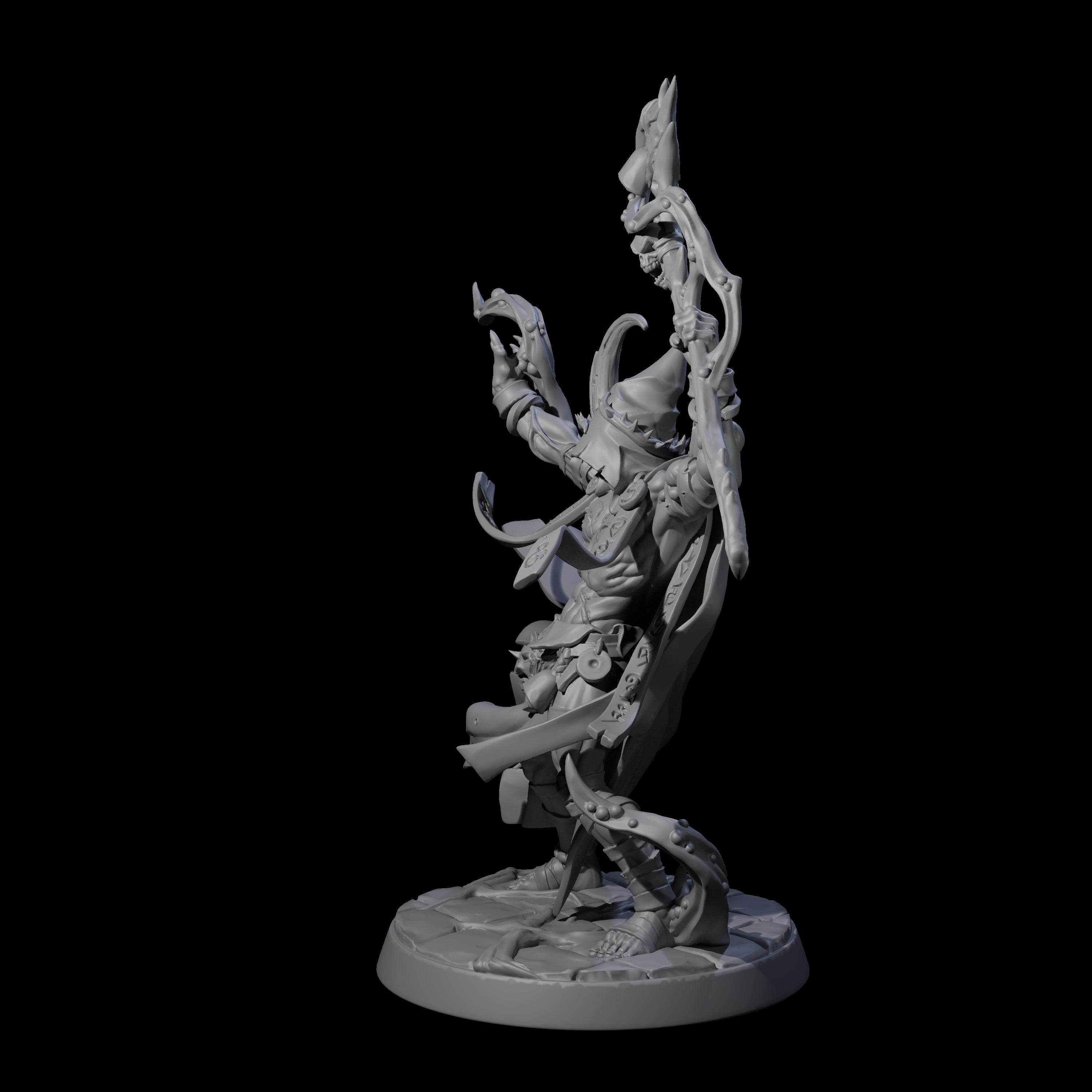 Plague Cultist Wizard Miniature for Dungeons and Dragons, Pathfinder or other TTRPGs