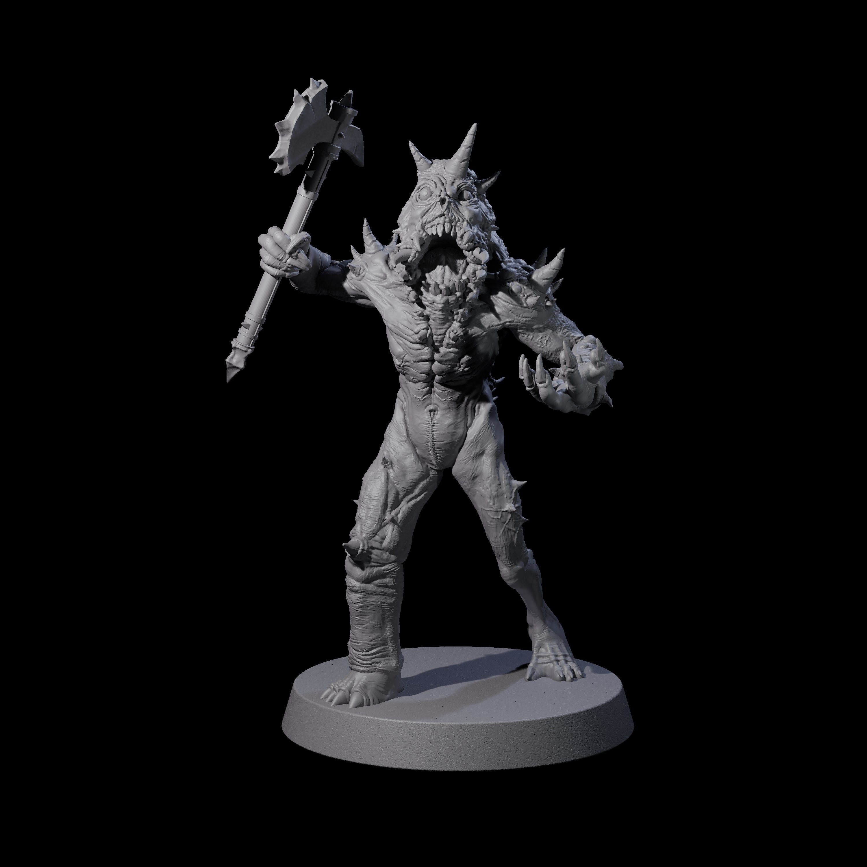 Plagued Rutterkin B Miniature for Dungeons and Dragons, Pathfinder or other TTRPGs