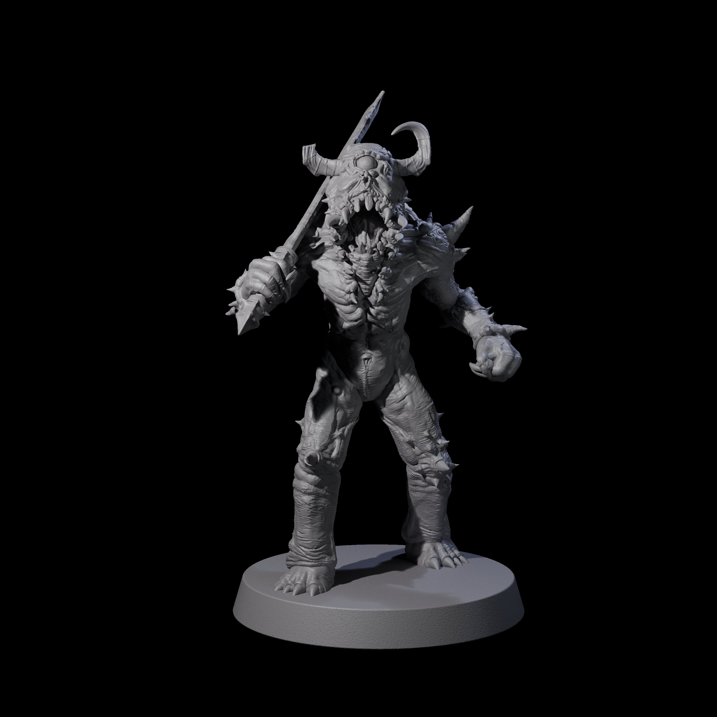 Plagued Rutterkin C Miniature for Dungeons and Dragons, Pathfinder or other TTRPGs
