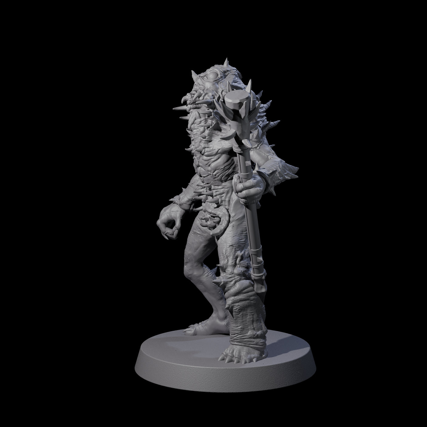 Plagued Rutterkin D Miniature for Dungeons and Dragons, Pathfinder or other TTRPGs